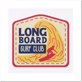 Long Board surf blub Posters and Art